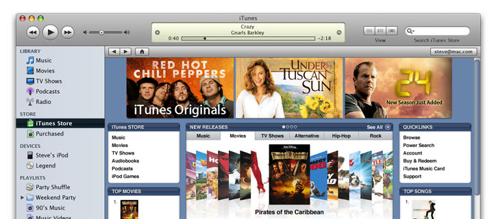 Apple iTunes 8.1  Mac OS X - , 