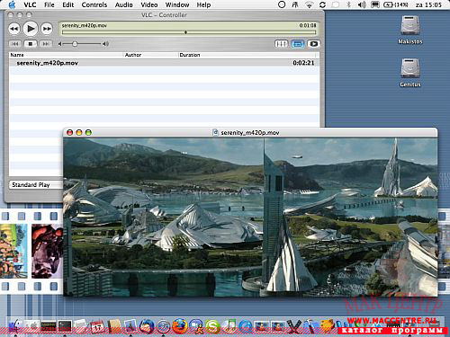 VLC Media Player 0.9.9a  Mac OS X - , 