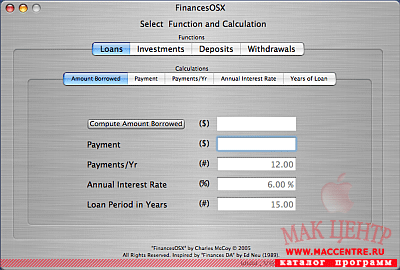 FinancesOSX 1.20  Mac OS X - , 