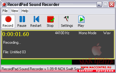 RecordPad 2.01  Mac OS X - , 