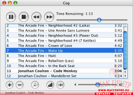 Cog 0.05  Mac OS X - , 
