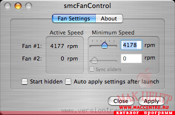 smcFanControl 1.12  Mac OS X - , 
