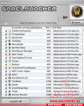 GameLauncher 1.2  Mac OS X - , 