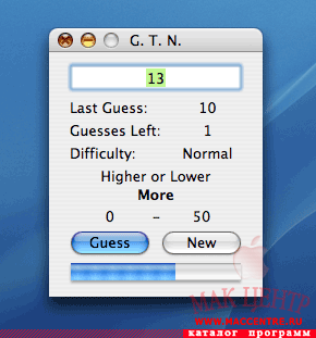 GTN (Guess The Number) 2.3  Mac OS X - , 
