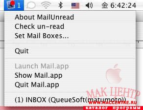 MailUnreadStatusBar 0.4.6  Mac OS X - , 