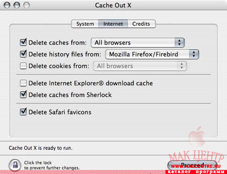 Cache Out X 4.7.2  Mac OS X - , 