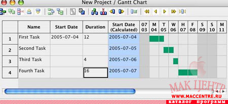 GanttPV 0.7  Mac OS X - , 
