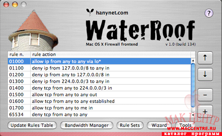 WaterRoof 1.0  Mac OS X - , 