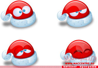 Santa Claus Hat Icons 1.0  Mac OS X - , 