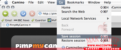 CaminoSession 0.86  Mac OS X - , 