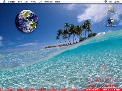 EarthGlobe X 0.9  Mac OS X - , 