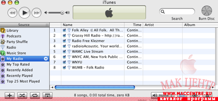 IridiumTunes 1.3.1  Mac OS X - , 