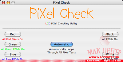 PiXel Check 1.2  Mac OS X - , 