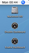 Disable Dashboard Utility 1.0  Mac OS X - , 