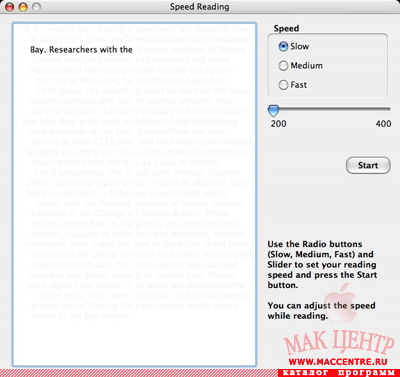 Speed Reading III 1.2.0  Mac OS X - , 