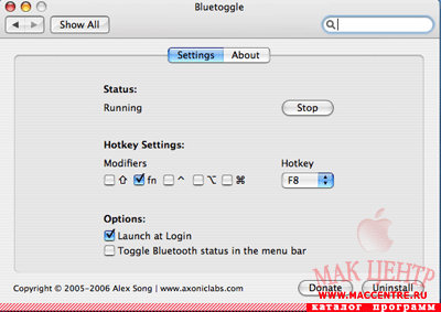 Bluetoggle 1.0  Mac OS X - , 