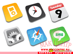 Comic iPhone Icons 1.0  Mac OS X - , 