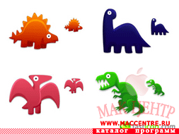 Dinosaurs Toys Icons 1.0  Mac OS X - , 