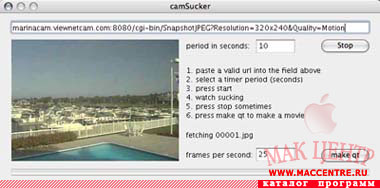 camSucker 0.2  Mac OS X - , 