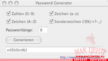 Password Generator 1.0  Mac OS X - , 