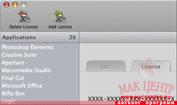 Lizenzen 1.0.3  Mac OS X - , 