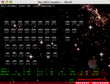 Mac ASCII Invaders 1.0  Mac OS X - , 