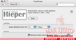 TrashTimer 1.2  Mac OS X - , 