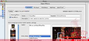 Facebook Exporter for iPhoto 1.0.3  Mac OS X - , 