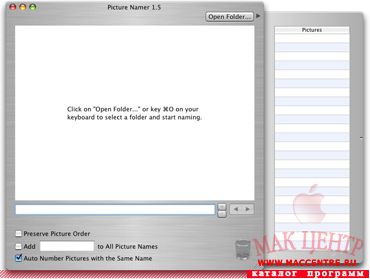 Picture Namer 1.5.2  Mac OS X - , 