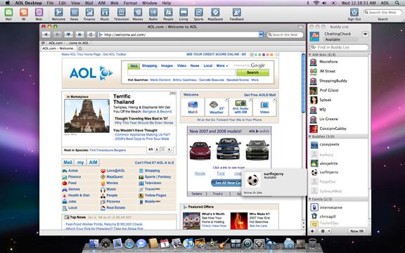 AOL Desktop 1.5  Mac OS X - , 