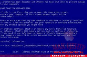 Blue Screen of Death SS 1.01  Mac OS X - , 