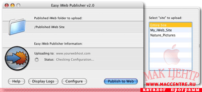Easy iWeb Publisher 2.0  Mac OS X - , 
