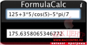 FormulaCalc 1.2 WDG  Mac OS X - , 