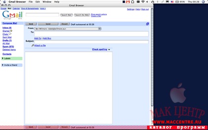 Gmail Browser 0.95  Mac OS X - , 