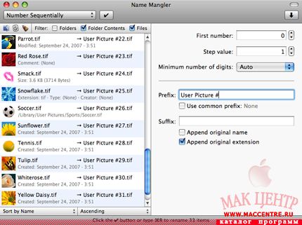 Name Mangler 2.0  Mac OS X - , 