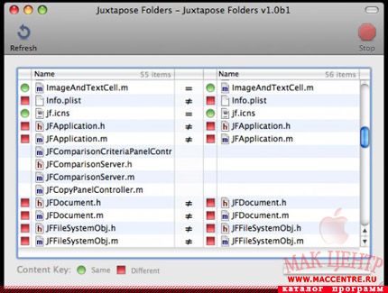 Juxtapose Folders 1.0b3  Mac OS X - , 