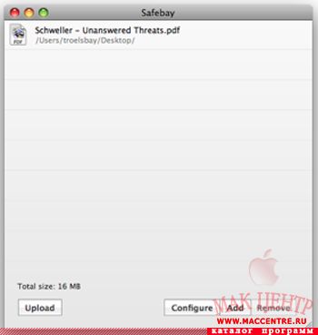 Safebay 0.1b  Mac OS X - , 