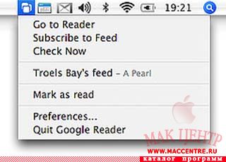 Reader Notifier 1.09  Mac OS X - , 