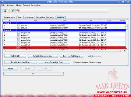 Duplicate Files Searcher 2.1  Mac OS X - , 