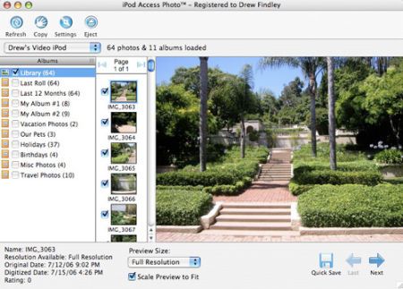 iPod Access Photo for Mac OS X 1.6  Mac OS X - , 