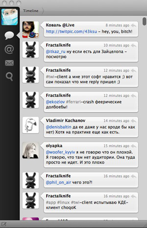 Tweetie 1.0.2  Mac OS X - , 